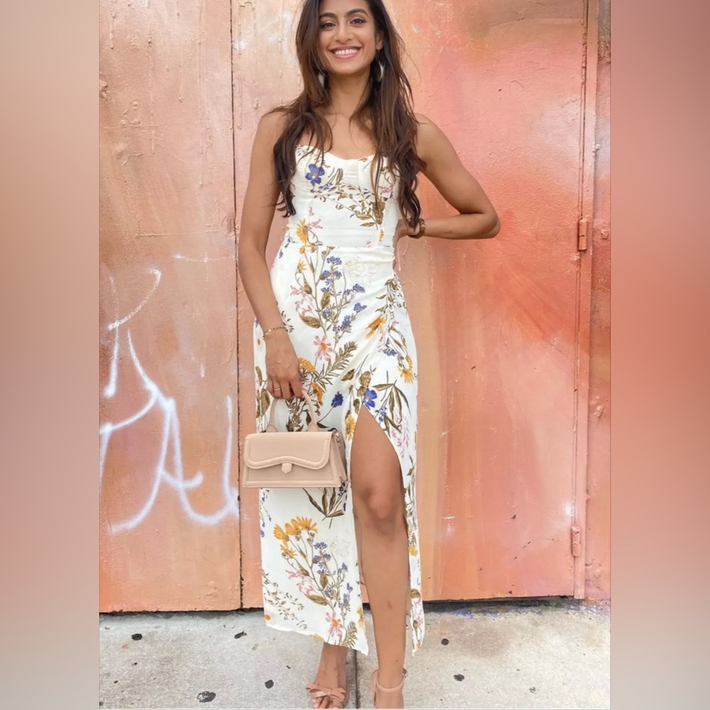 Reformation Petites Kourtney Dress in Frolic NWOT